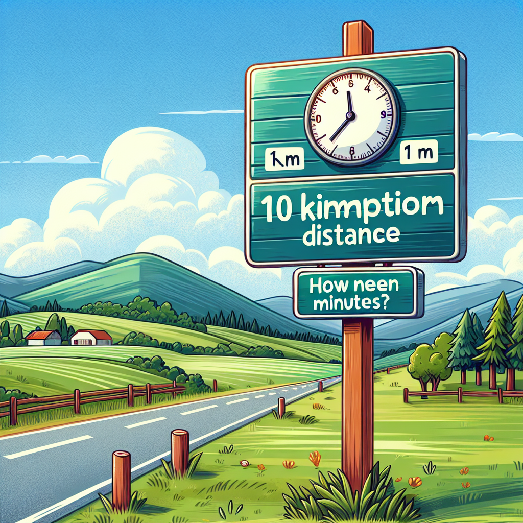 10 км это сколько минут: Понимание времени в пути