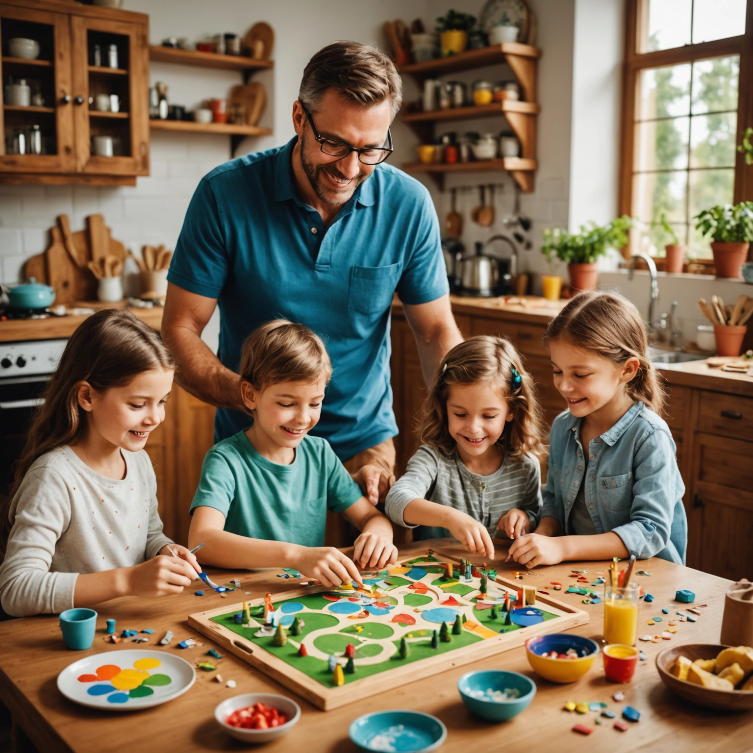 Как творчество и рукоделие объединяют семьи: вдохновляющие идеи для настольной игры своими руками и поделок на День папы