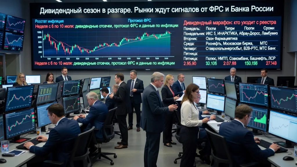 Дивидендный сезон в разгаре. Рынки ждут сигналов от ФРС и Банка России