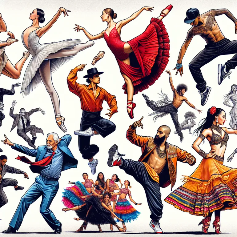 Известные виды танцев