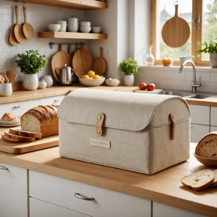 Как выбрать идеальную хлебницу для вашей кухни: ткань крышка и хлопок в центре внимания