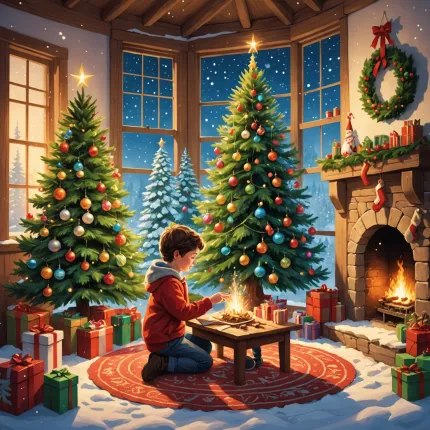 Сказка про ёлочку: волшебный мир детства и семейных традиций